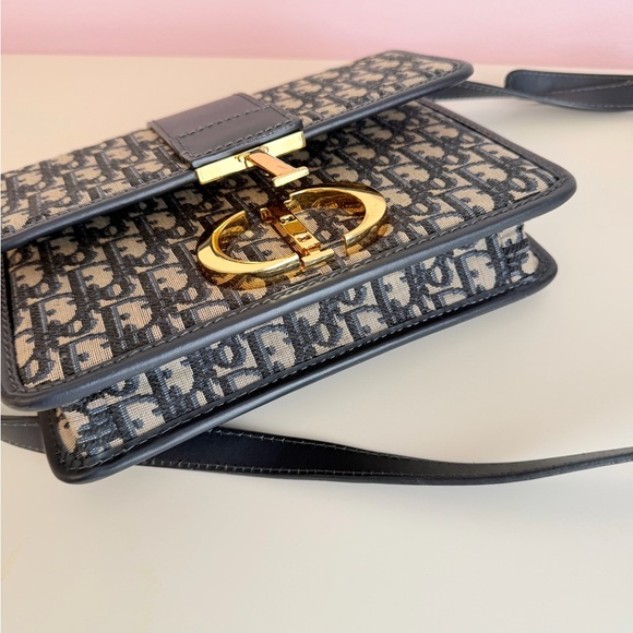 Dior Blue and Gold Crossbody Bag - Picture 7 of 7